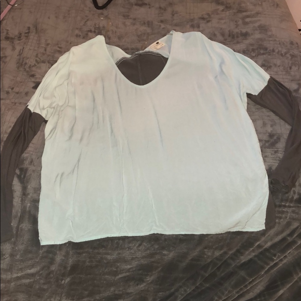 PACSUN COLORBLOCK LONG SLEEVE
